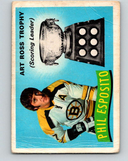 1971-72 O-Pee-Chee #247 Phil Esposito TR  Boston Bruins  8942 Image 1