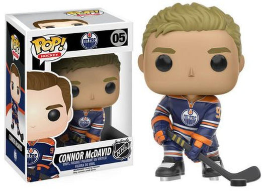 Funko Pop - NHL Connor McDavid Edmonton Oilers Blue Vinyl Figure