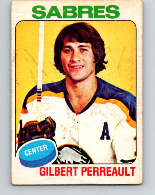 1975-76 O-Pee-Chee #10 Gilbert Perreault  Buffalo Sabres  9233
