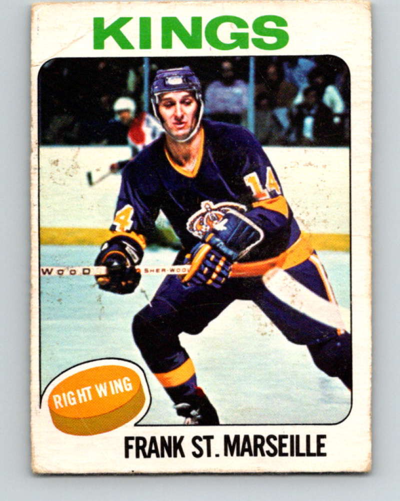 1975-76 O-Pee-Chee #15 Frank St. Marseille  Los Angeles Kings  9238