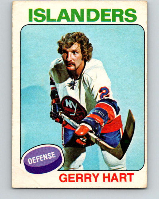 1975-76 O-Pee-Chee #18 Gerry Hart  New York Islanders  9241