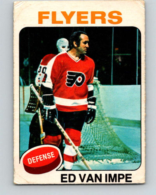 1975-76 O-Pee-Chee #38 Ed Van Impe  Philadelphia Flyers  9261