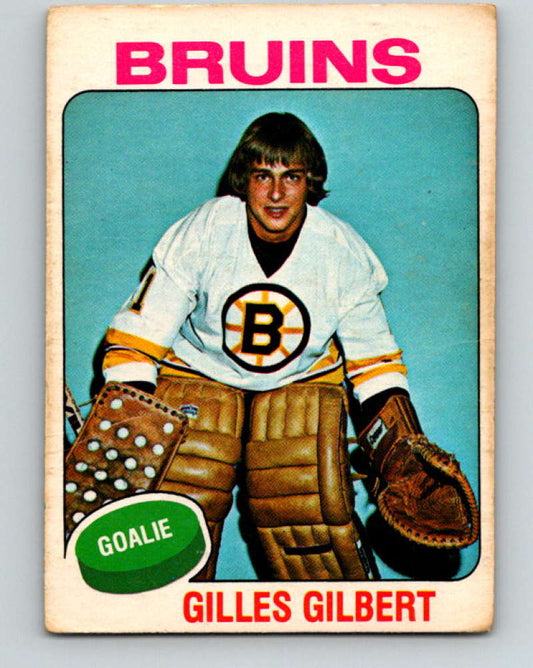 1975-76 O-Pee-Chee #45 Gilles Gilbert  Boston Bruins  9268