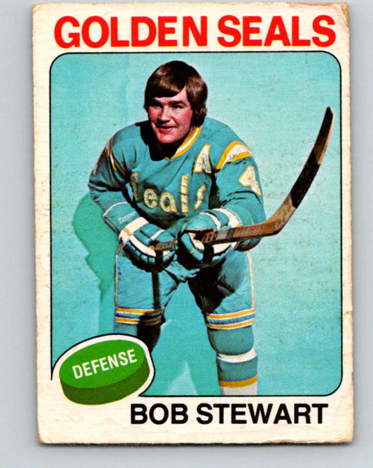 1975-76 O-Pee-Chee #47 Bob Stewart  California Golden Seals  9270