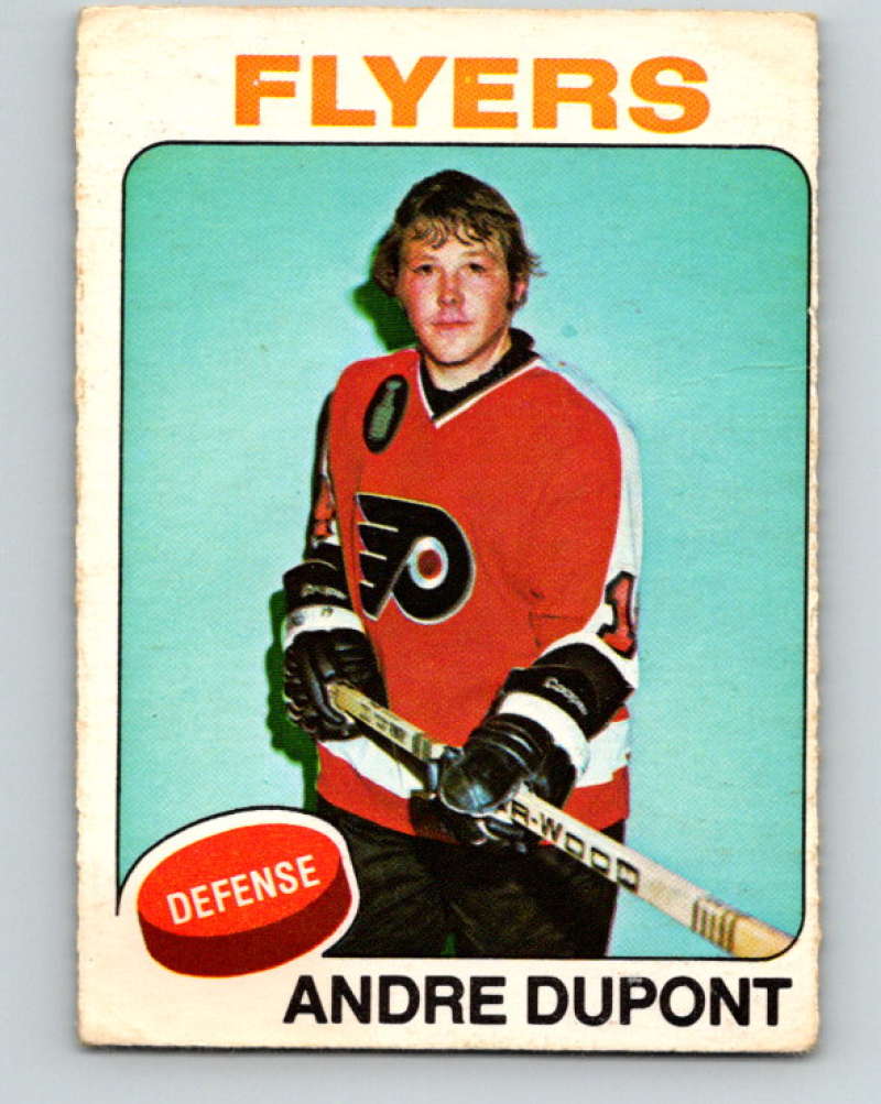 1975-76 O-Pee-Chee #56 Andre Dupont  Philadelphia Flyers  9279