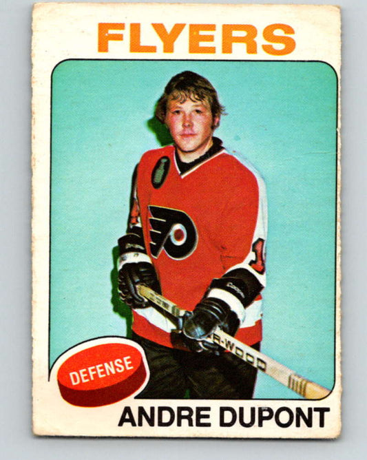 1975-76 O-Pee-Chee #56 Andre Dupont  Philadelphia Flyers  9279