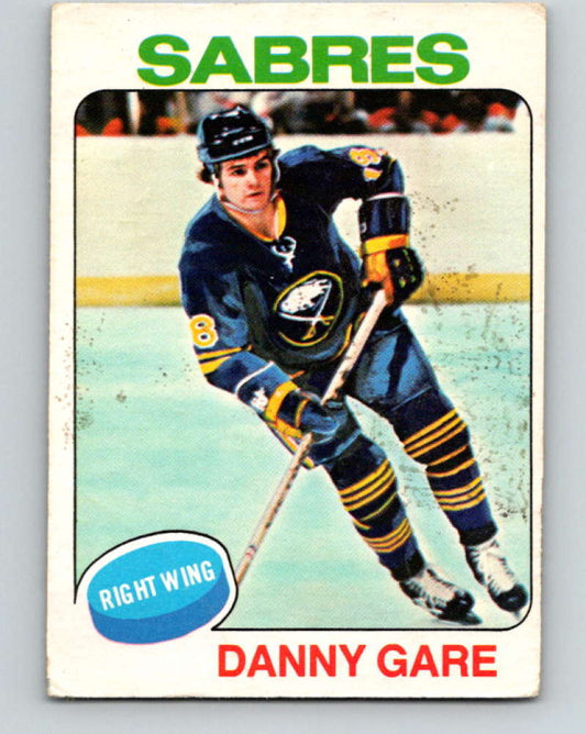 1975-76 O-Pee-Chee #64 Danny Gare  RC Rookie Buffalo Sabres  9287