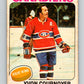 1975-76 O-Pee-Chee #70 Yvan Cournoyer  Montreal Canadiens  9293