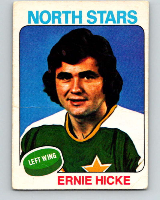 1975-76 O-Pee-Chee #71 Ernie Hicke  Minnesota North Stars  9294