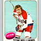 1975-76 O-Pee-Chee #79 Tom Williams  Washington Capitals  9302