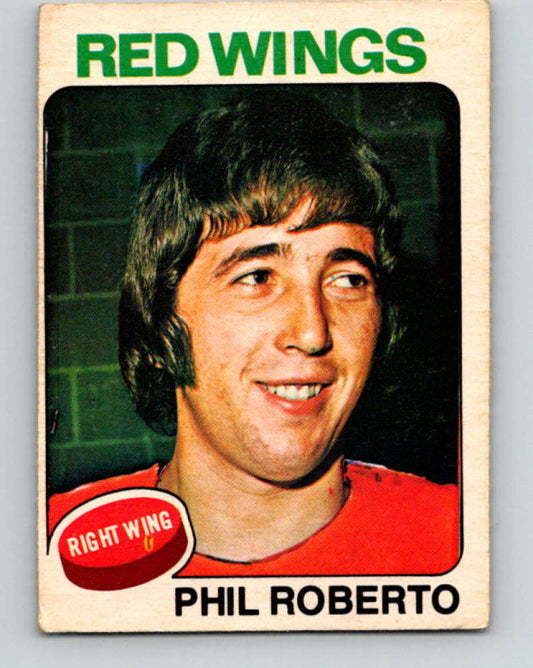 1975-76 O-Pee-Chee #80 Phil Roberto  Detroit Red Wings  9303