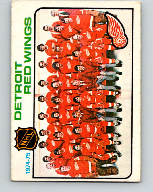 1975-76 O-Pee-Chee #87 Detroit Red Wings CL  Detroit Red Wings  9310