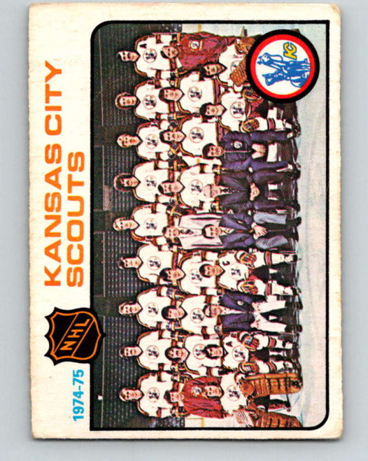 1975-76 O-Pee-Chee #88 Kansas City Scouts UER CL  Kansas City Scouts  9311