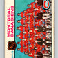 1975-76 O-Pee-Chee #90 Montreal Canadiens CL  Montreal Canadiens  9313