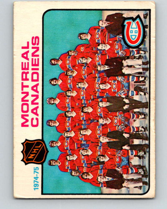 1975-76 O-Pee-Chee #90 Montreal Canadiens CL  Montreal Canadiens  9313