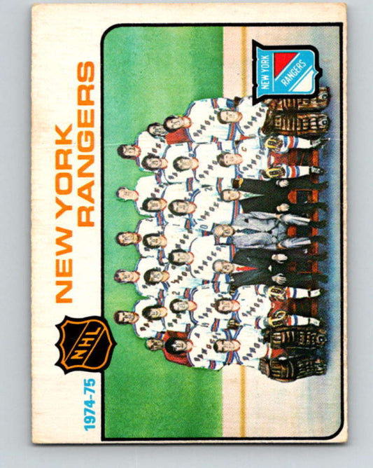 1975-76 O-Pee-Chee #94 New York Rangers CL  New York Rangers  9317