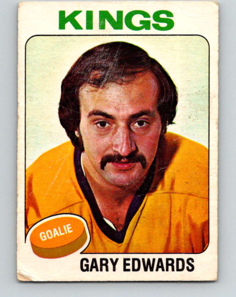 1975-76 O-Pee-Chee #105 Gary Edwards  Los Angeles Kings  9328