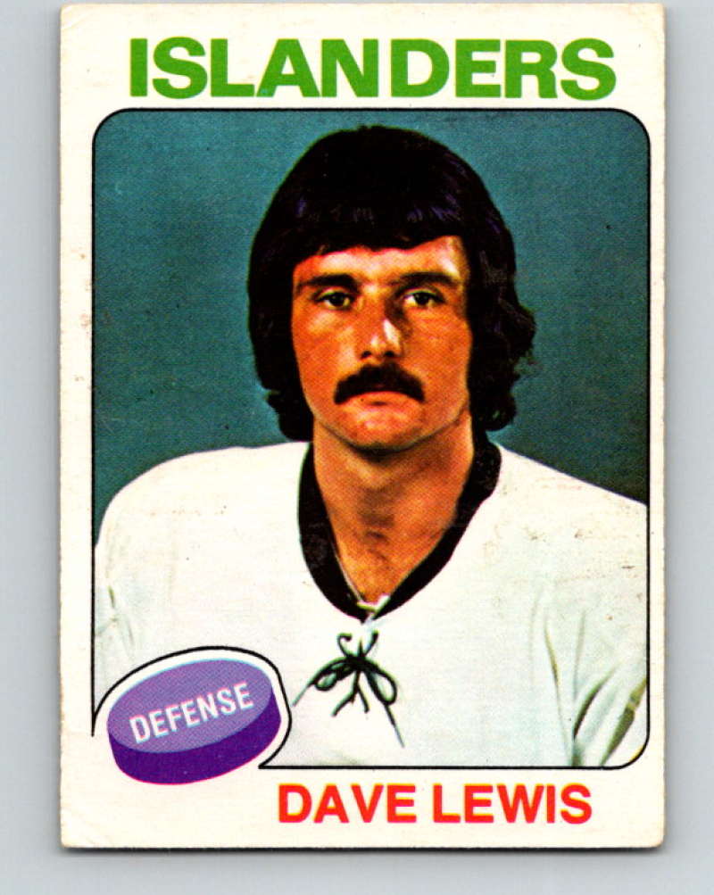 1975-76 O-Pee-Chee #108 Dave Lewis  New York Islanders  9331