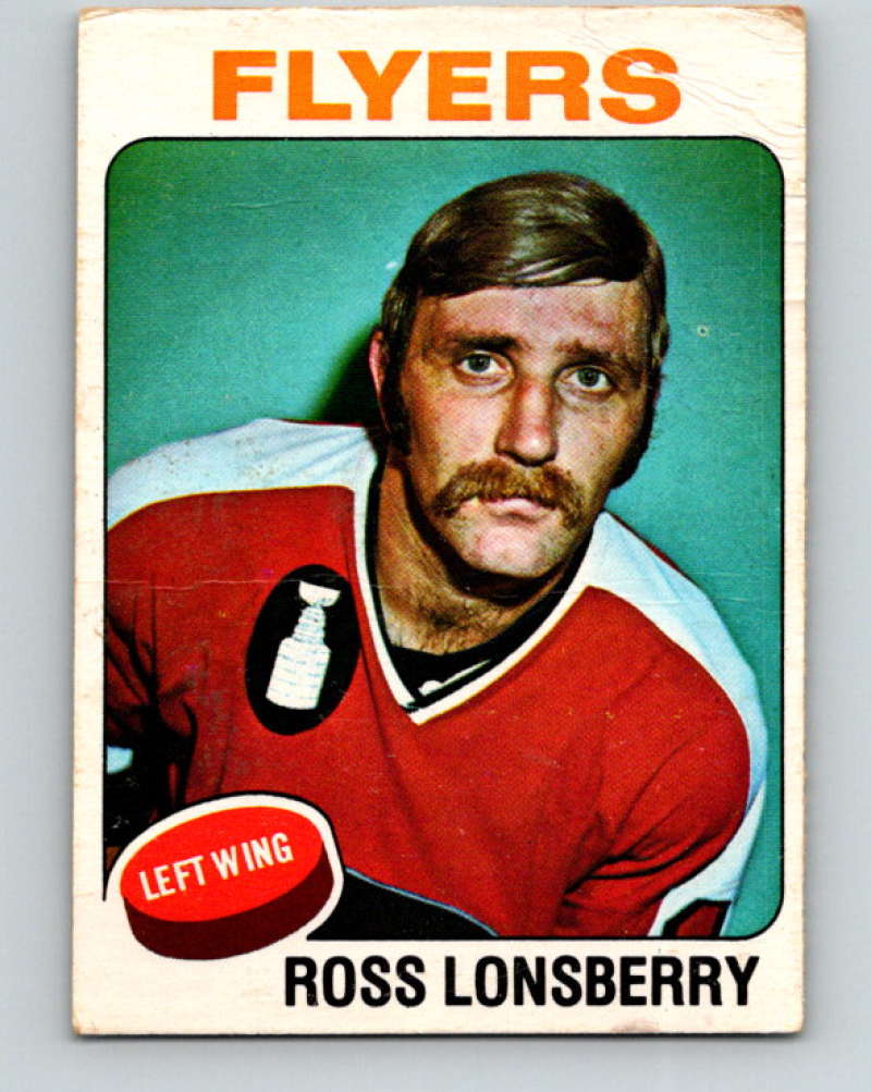 1975-76 O-Pee-Chee #110 Ross Lonsberry  Philadelphia Flyers  9333