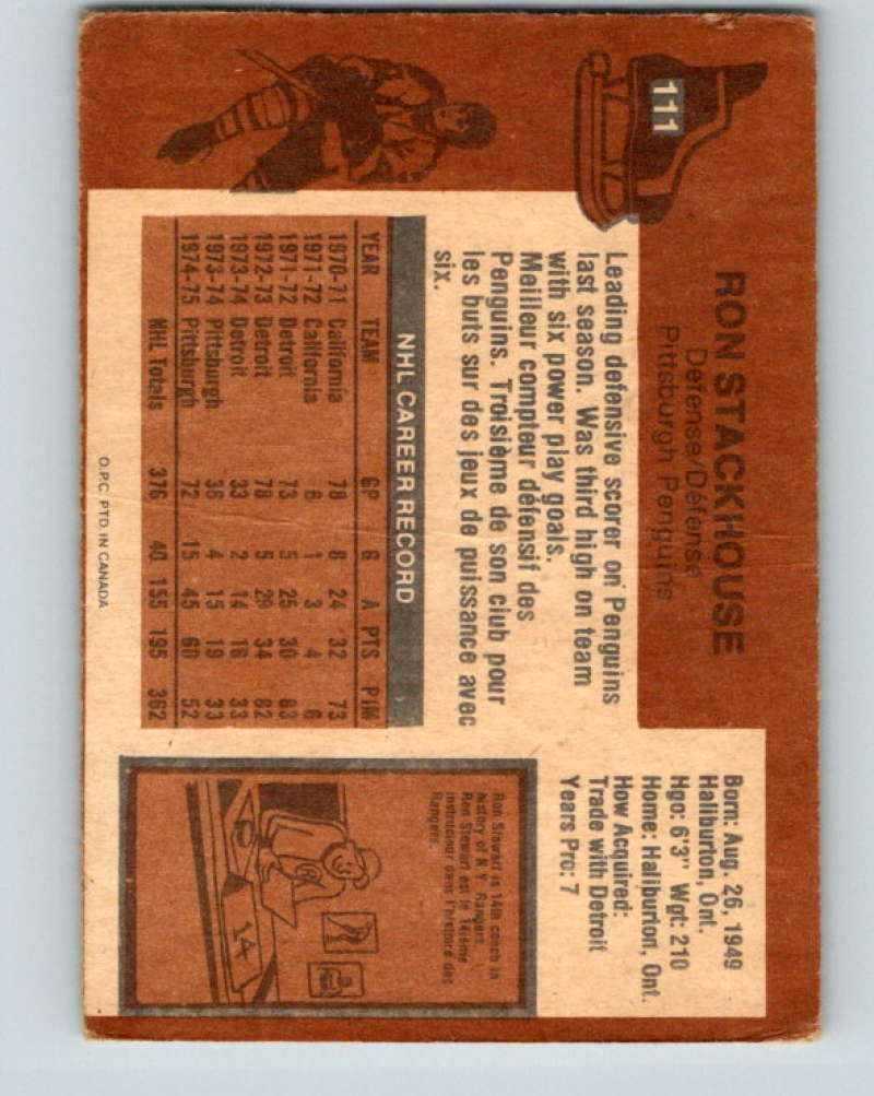 1975-76 O-Pee-Chee #112 Claude Larose  St. Louis Blues  9335