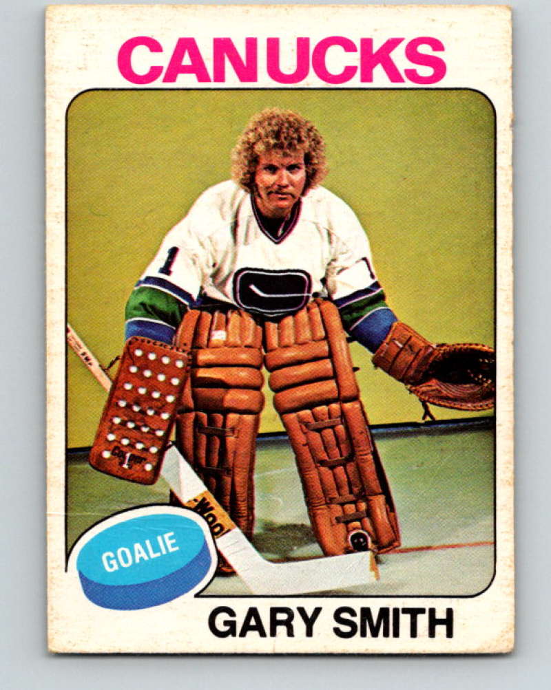 1975-76 O-Pee-Chee #115 Gary Smith  Vancouver Canucks  9338