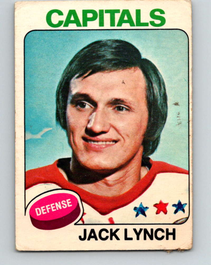1975-76 O-Pee-Chee #116 Jack Lynch  Washington Capitals  9339