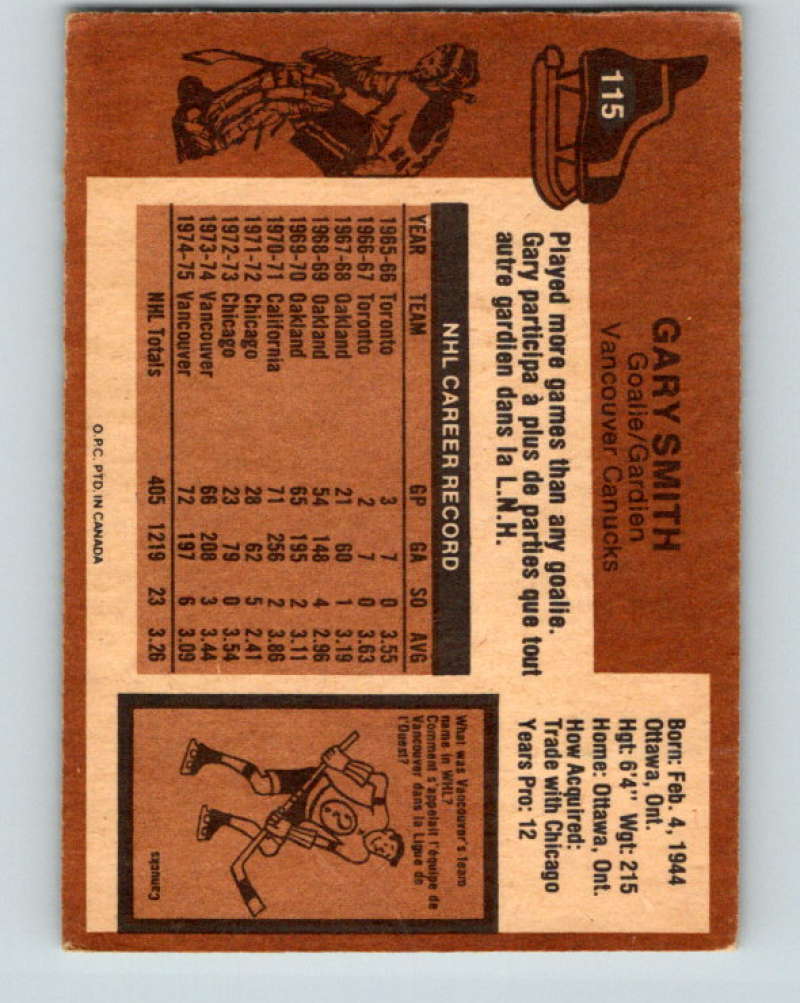 1975-76 O-Pee-Chee #116 Jack Lynch  Washington Capitals  9339