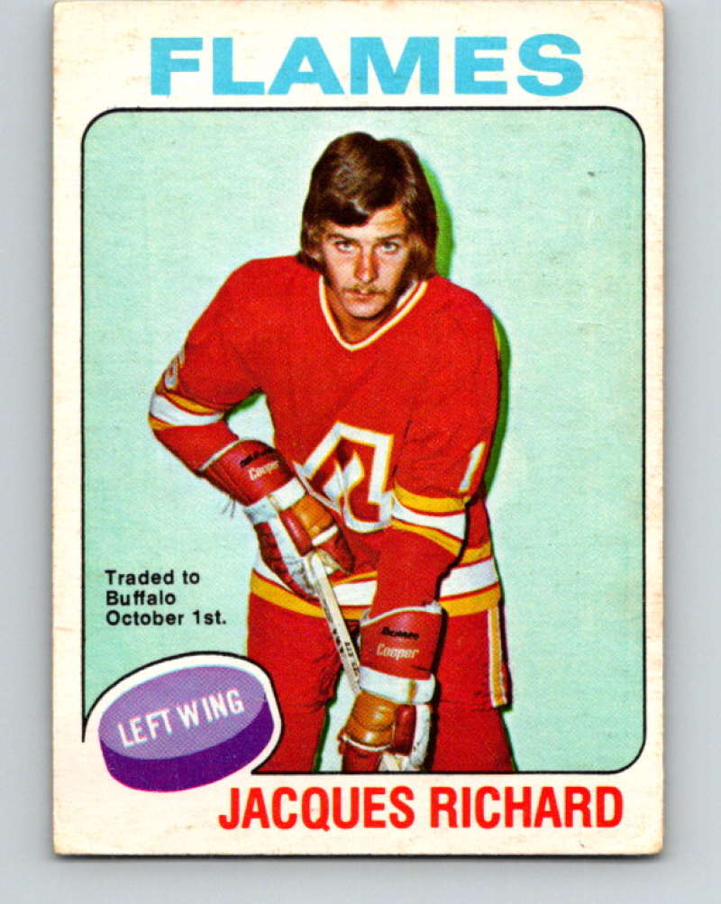 1975-76 O-Pee-Chee #117 Jacques Richard  Atlanta Flames  9340