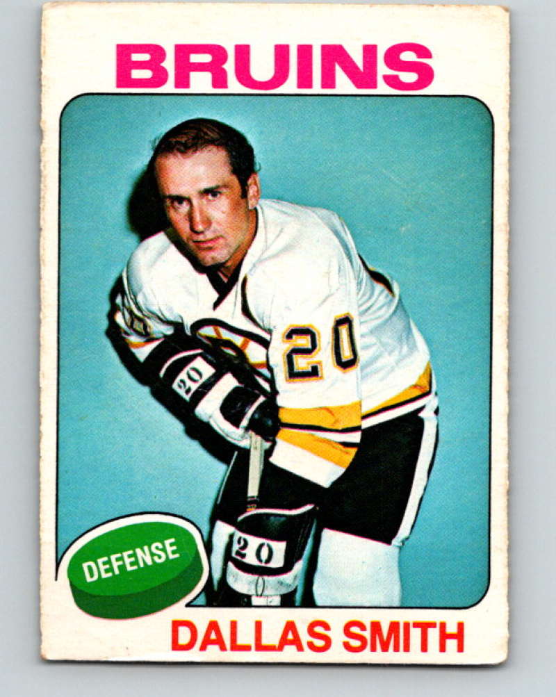 1975-76 O-Pee-Chee #118 Dallas Smith  Boston Bruins  9341