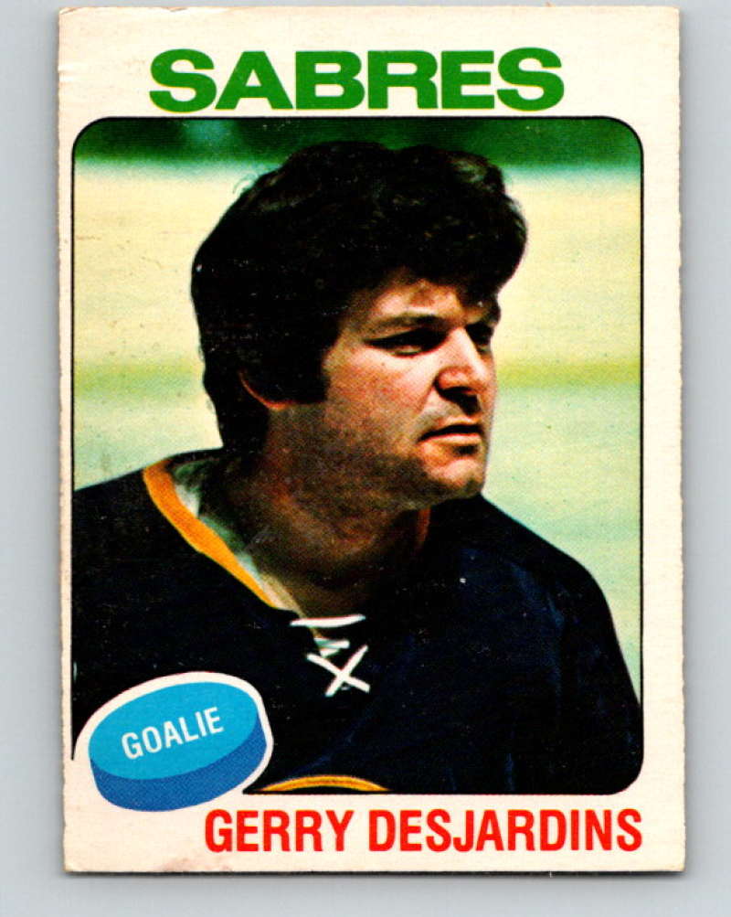 1975-76 O-Pee-Chee #125 Gerry Desjardins  Buffalo Sabres  9348