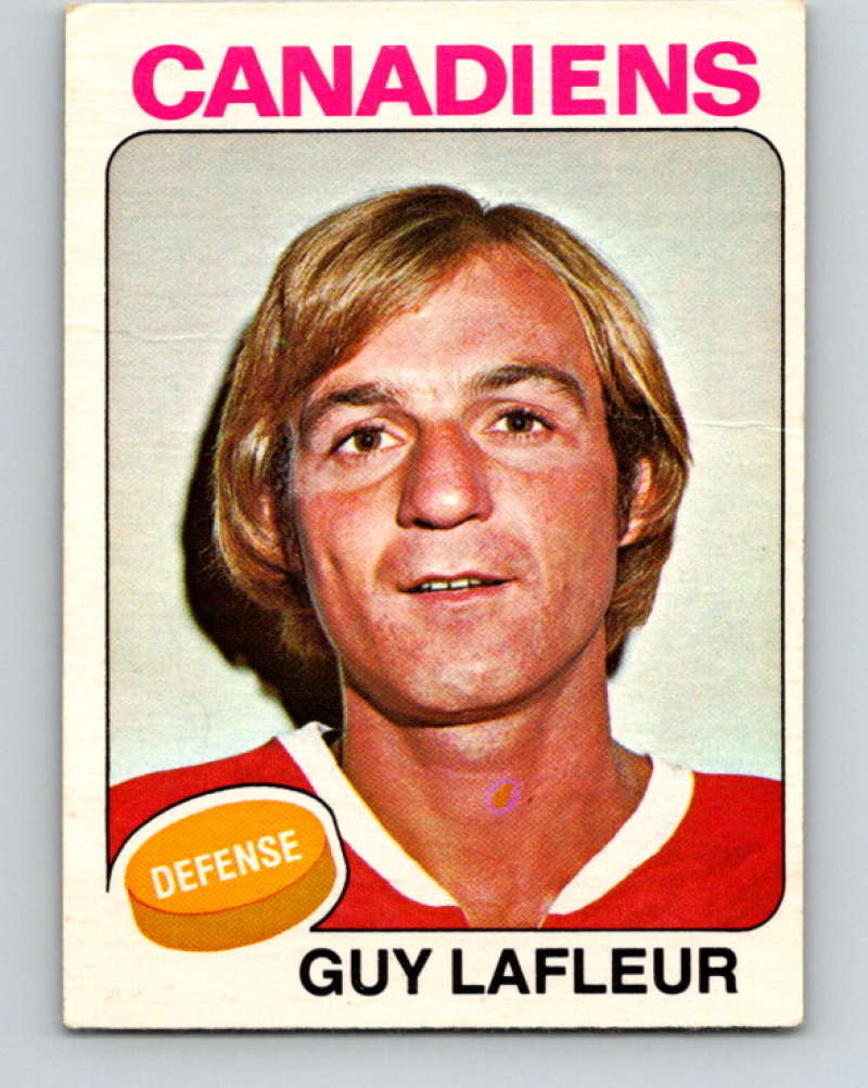1975-76 O-Pee-Chee #126 Guy Lafleur UER  Montreal Canadiens  9349