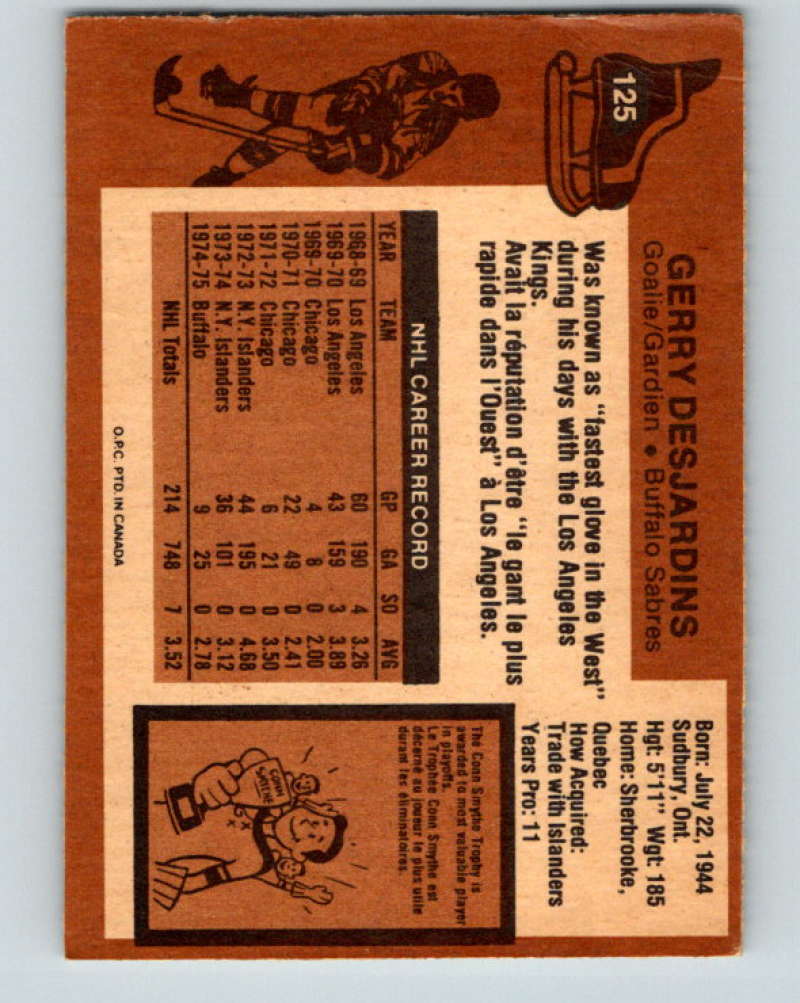 1975-76 O-Pee-Chee #126 Guy Lafleur UER  Montreal Canadiens  9349