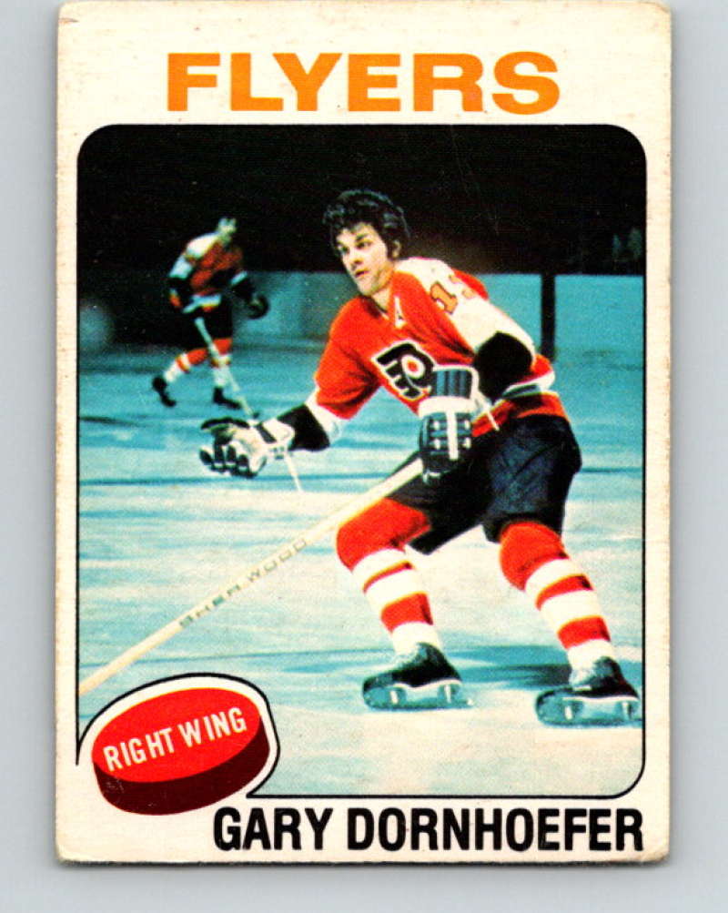 1975-76 O-Pee-Chee #129 Gary Dornhoefer  Philadelphia Flyers  9352