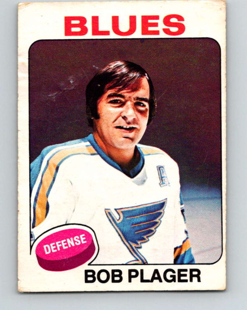 1975-76 O-Pee-Chee #131 Bob Plager  St. Louis Blues  9354