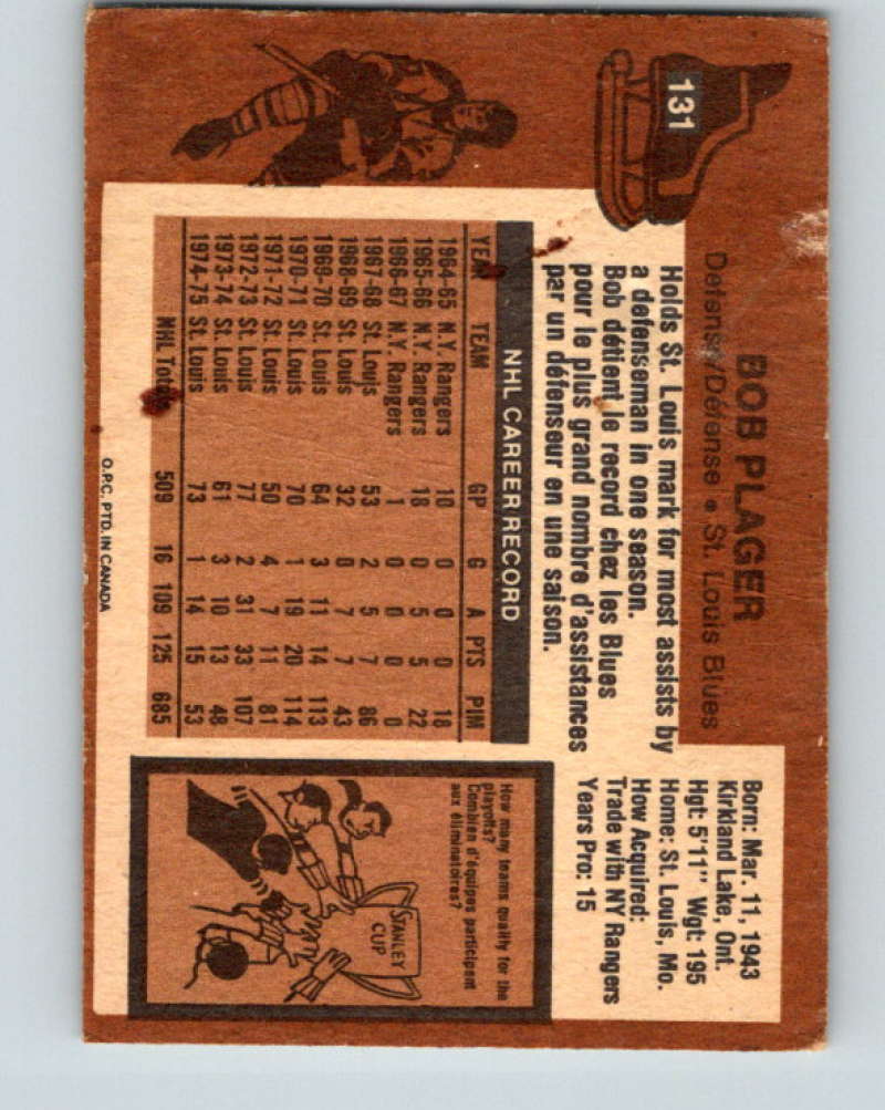 1975-76 O-Pee-Chee #132 Stan Weir  Toronto Maple Leafs  9355