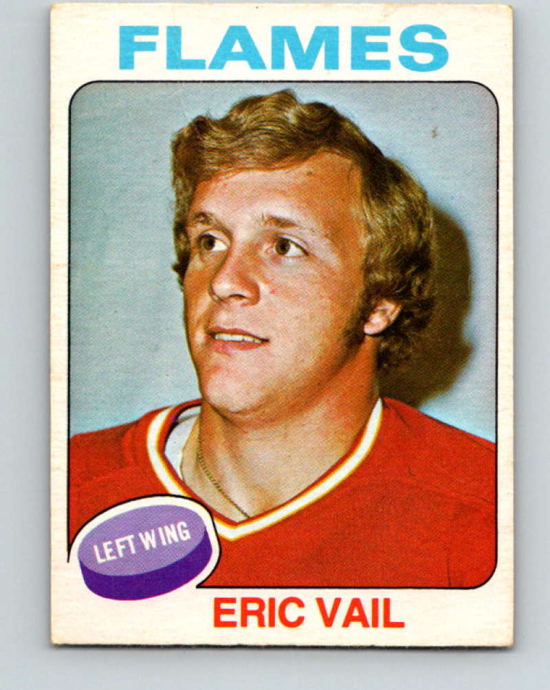 1975-76 O-Pee-Chee #135 Eric Vail  Atlanta Flames  9358