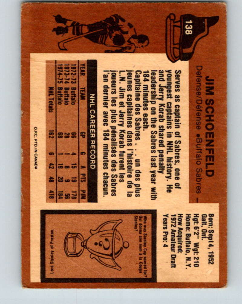1975-76 O-Pee-Chee #139 Cliff Koroll  Chicago Blackhawks  9362