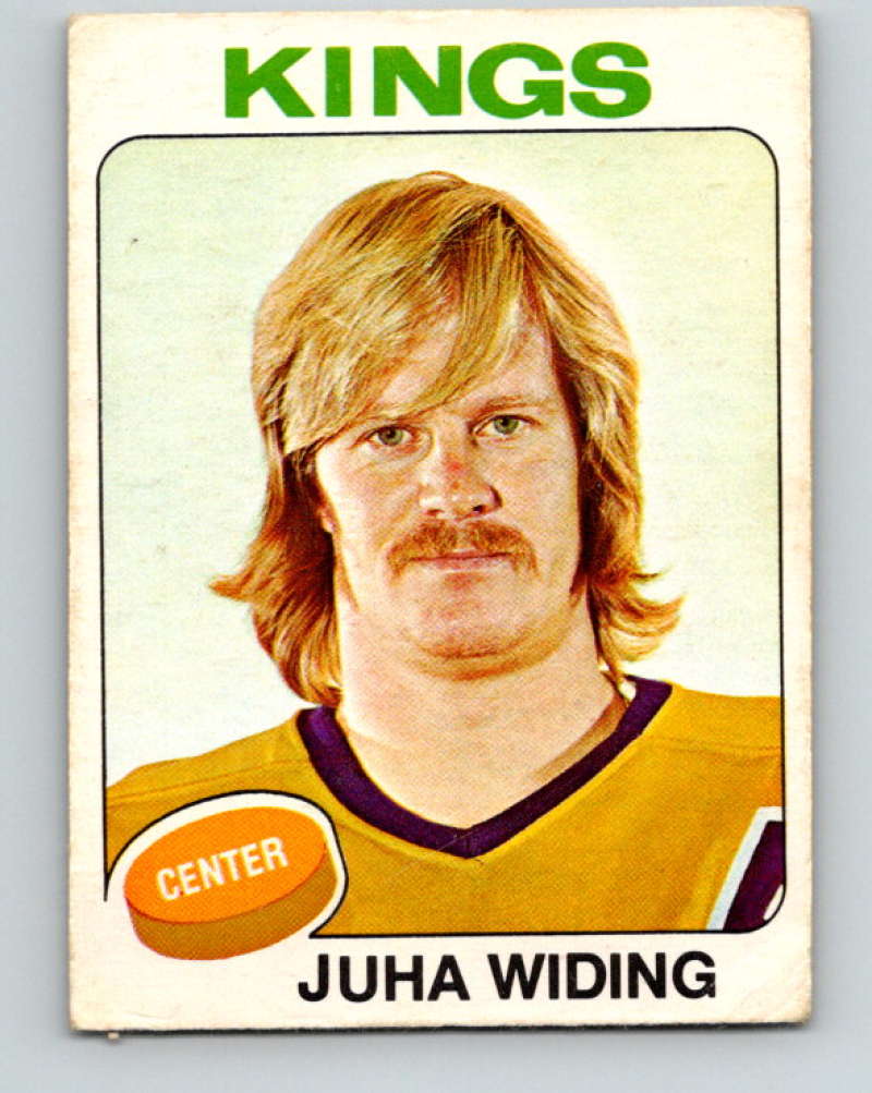 1975-76 O-Pee-Chee #142 Juha Widing  Los Angeles Kings  9365