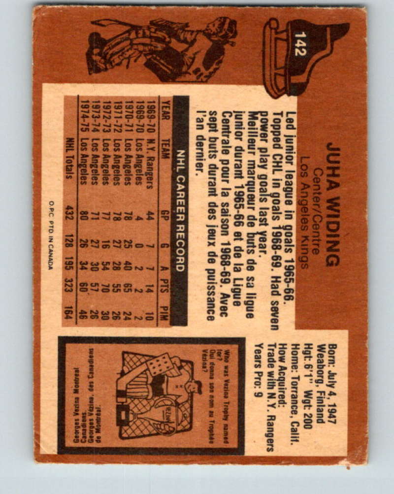 1975-76 O-Pee-Chee #143 Lou Nanne  Minnesota North Stars  9366