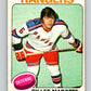 1975-76 O-Pee-Chee #164 Gilles Marotte  New York Rangers  9387