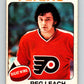 1975-76 O-Pee-Chee #166 Reggie Leach  Philadelphia Flyers  9389