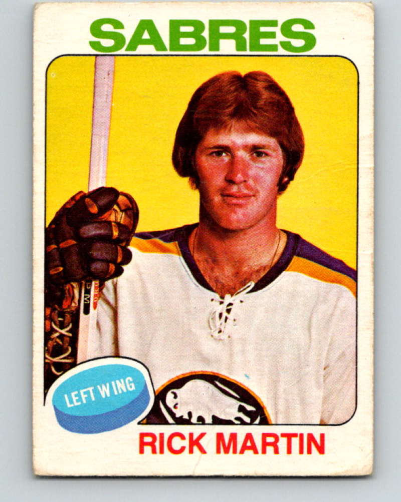 1975-76 O-Pee-Chee #175 Rick Martin  Buffalo Sabres  9398
