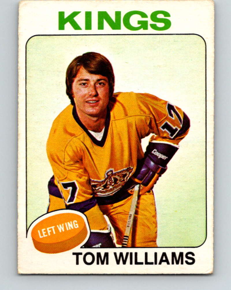 1975-76 O-Pee-Chee #179 Tom Williams  Los Angeles Kings  9402
