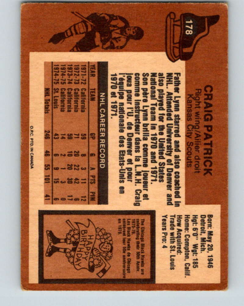 1975-76 O-Pee-Chee #179 Tom Williams  Los Angeles Kings  9402