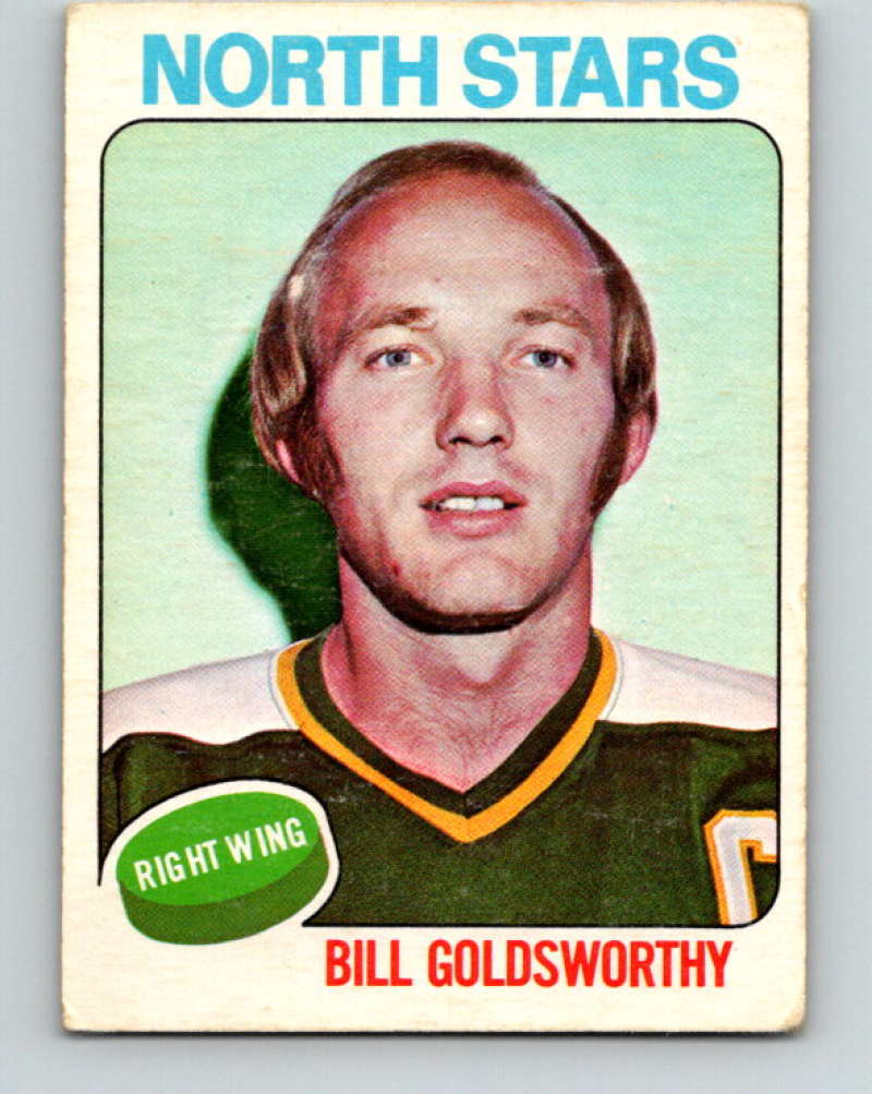1975-76 O-Pee-Chee #180 Bill Goldsworthy  Minnesota North Stars  9403 Image 1
