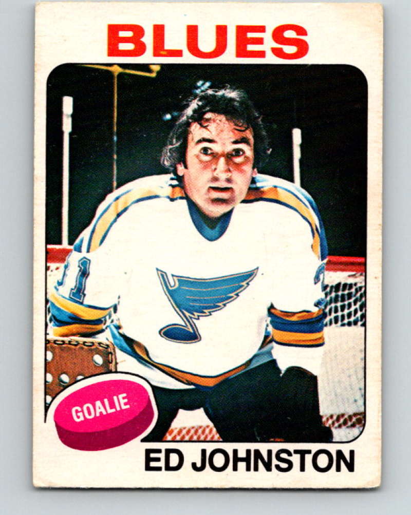 1975-76 O-Pee-Chee #185 Ed Johnston  St. Louis Blues  9408