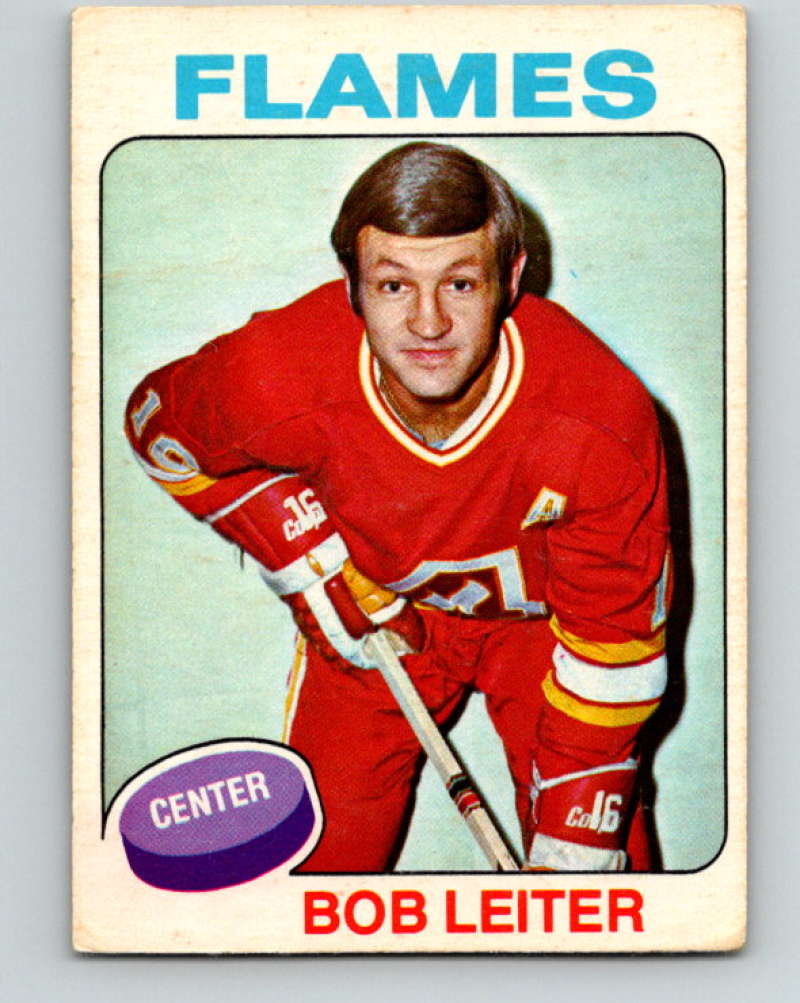 1975-76 O-Pee-Chee #191 Bob Leiter  Atlanta Flames  9414