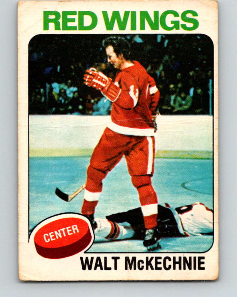 1975-76 O-Pee-Chee #194 Walt McKechnie  Detroit Red Wings  9417 Image 1