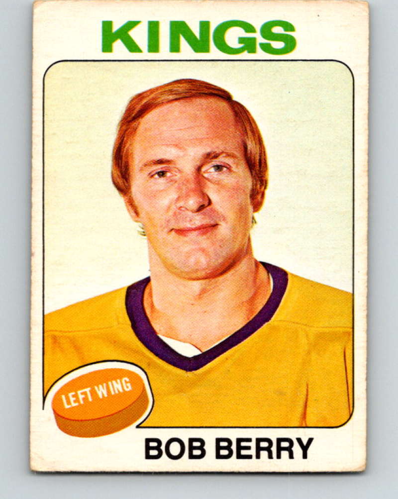 1975-76 O-Pee-Chee #196 Bob Berry  Los Angeles Kings  9419 Image 1