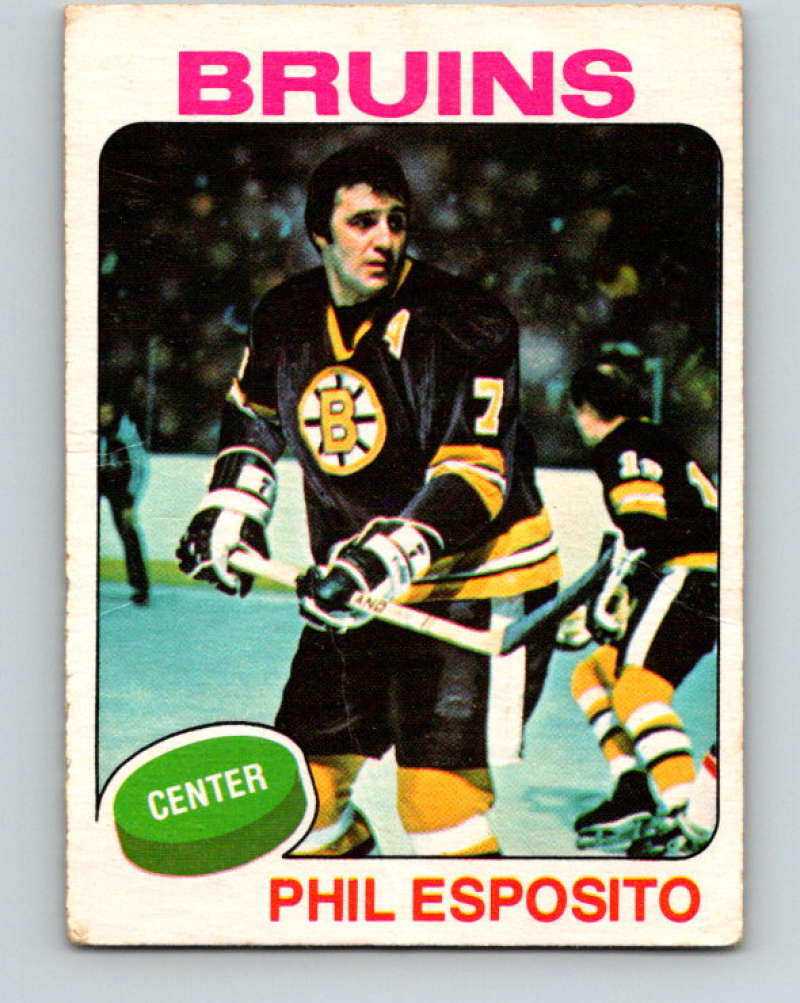 1975-76 O-Pee-Chee #200 Phil Esposito  Boston Bruins  9423